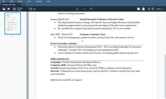 How to add text to a PDF with Movavi PDF Editor